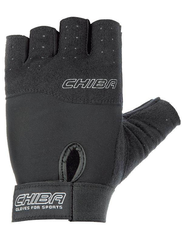 Chiba Fitness Unisex Handschuh Power, schwarz, Größe M