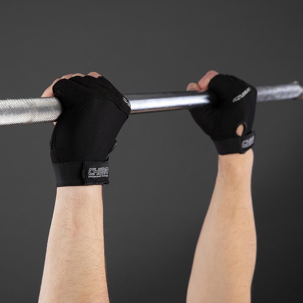 Produktbild Chiba Fitness Unisex Handschuh Power, schwarz, Größe XL 3 von 9