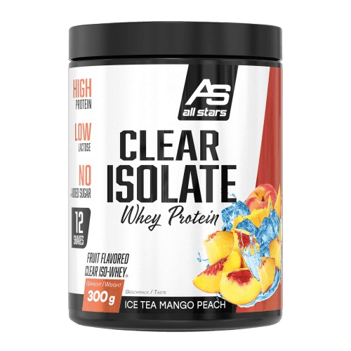 All Stars Clear Isolate Whey Protein Ice Tea Mango Peach
