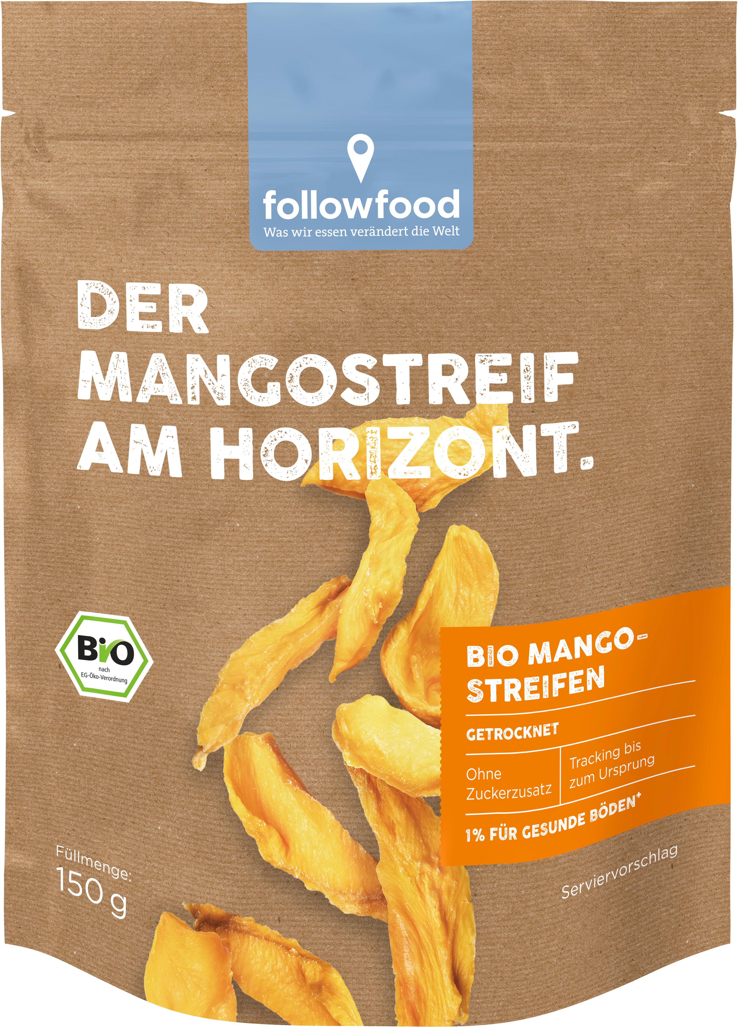 followfood Bio Mangostreifen