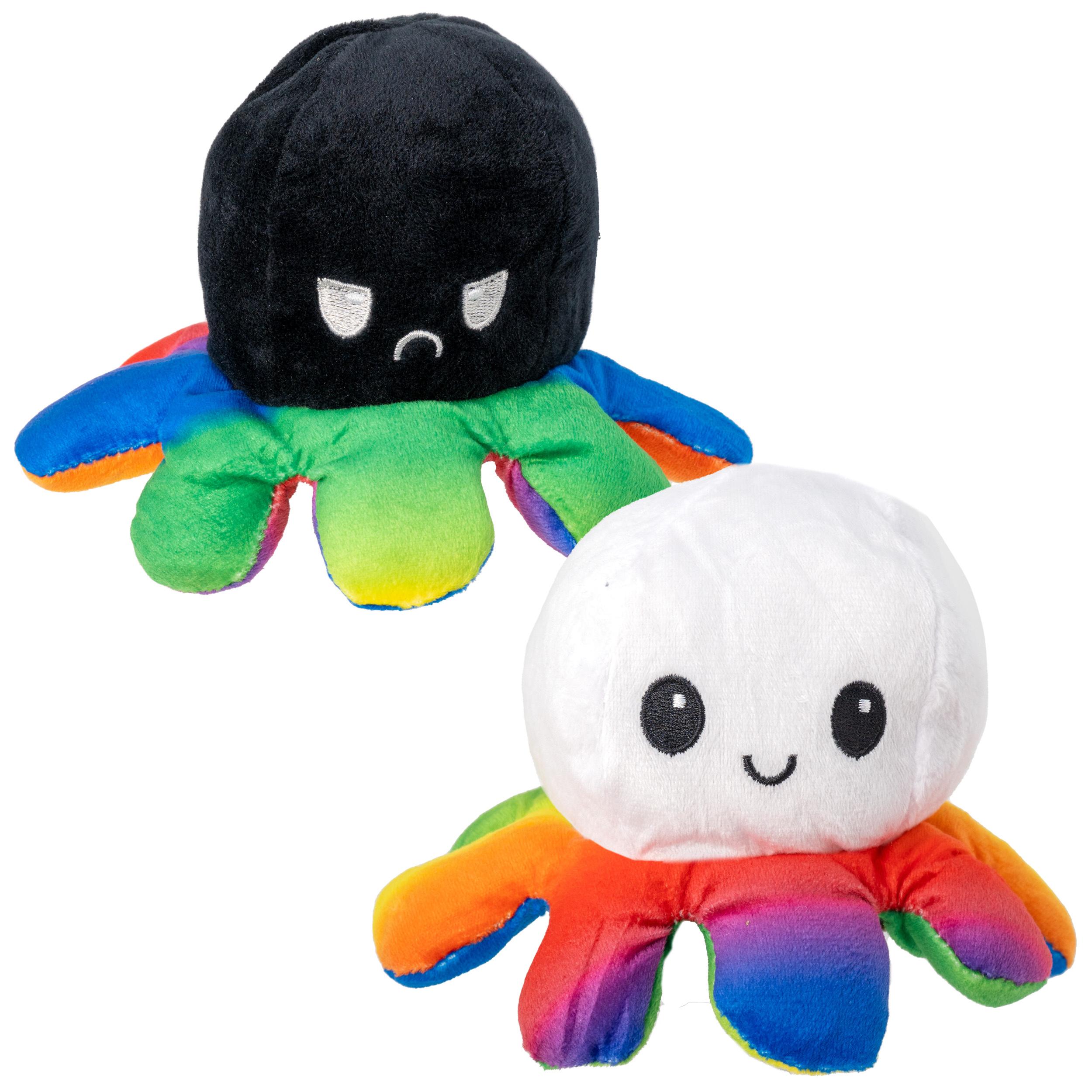 Produktbild Triton-X Wendeplüsch Oktopus schwarz/weiss, 20cm, 1 Stück, sortiert 3 von 3