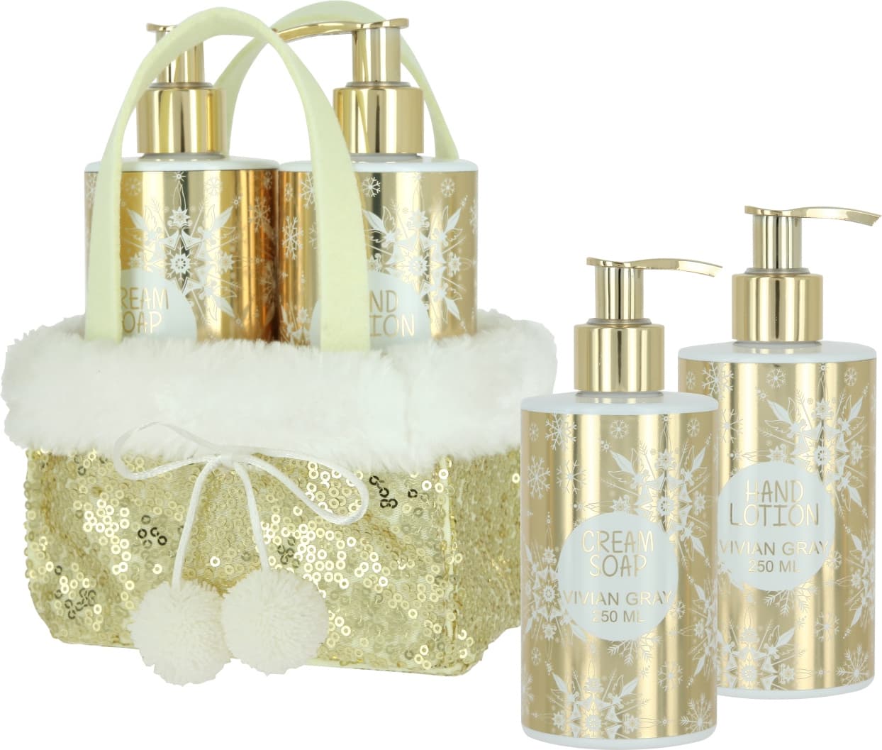 VIVIAN GRAY Seife und Handlotion Golden Glitters Geschenkpackung