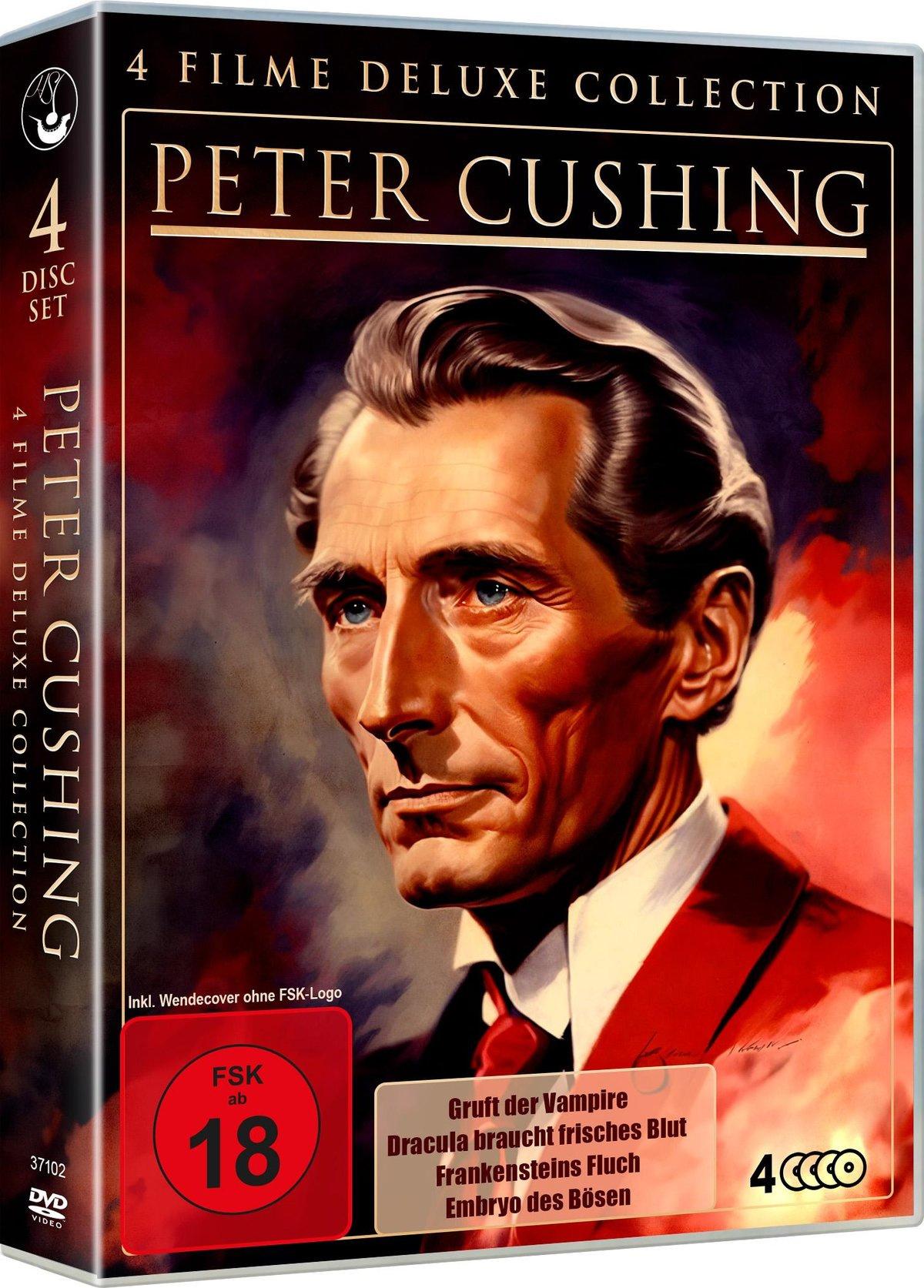 Peter Cushing - Deluxe Collection (4 DVD-Box mit Wendecover)  [4 DVDs]