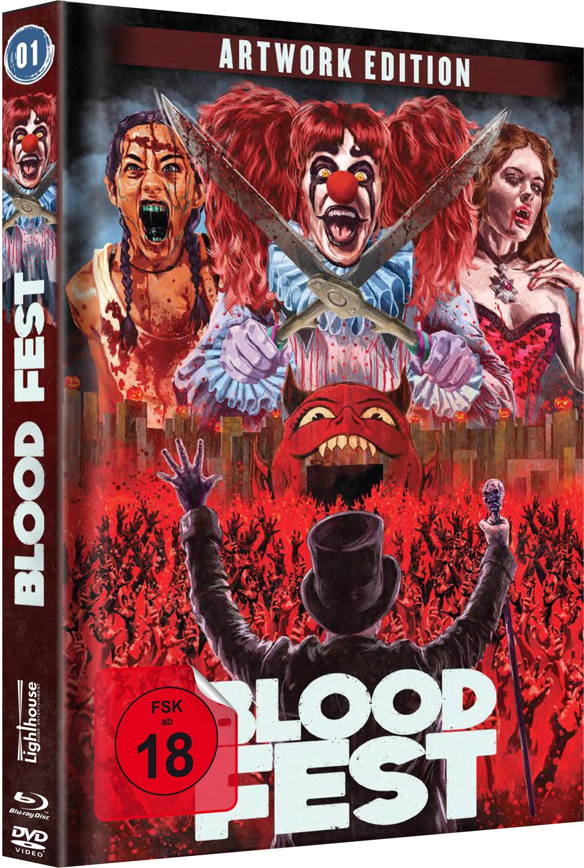 Blood Fest - Mediabook - Artwork Edition Nr. 1 - Limitiert auf 600 Stück  (Blu-ray+DVD)