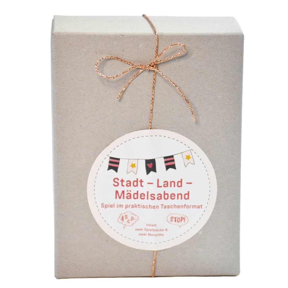 Wunderle Stadt-Land-Mädelsabend Spiel