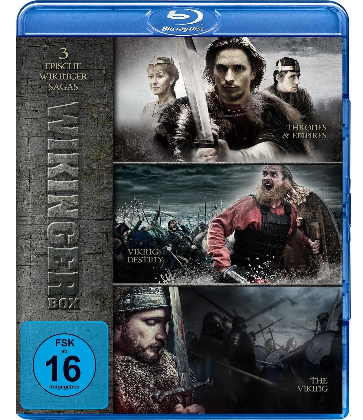 Wikinger Box - Drei epische Wikinger Sagas - Thrones&Empires, Viking Destiny, The Viking  [3 BRs]
