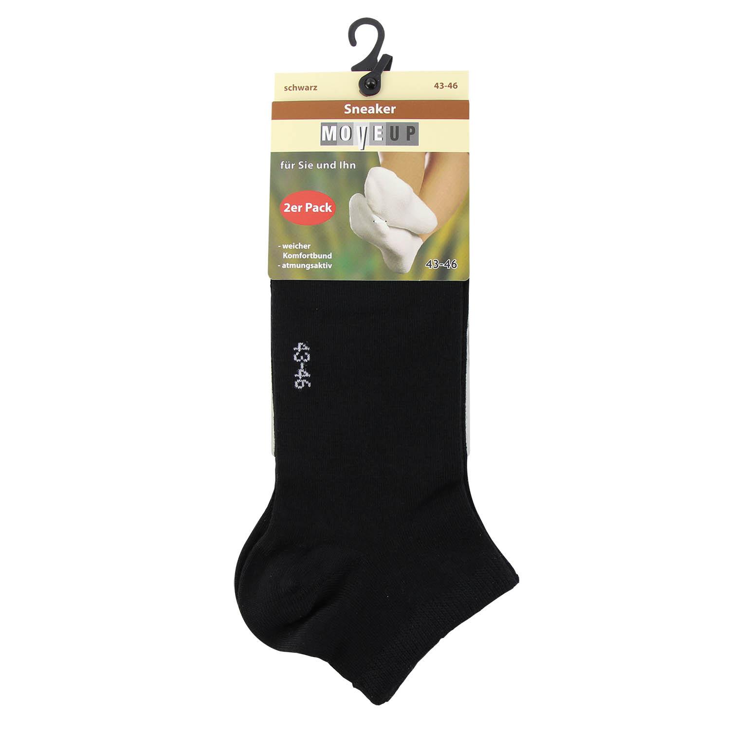 Produktbild MOVE UP Unisex Sneaker Socken Viskose 2er Pack 2 von 2