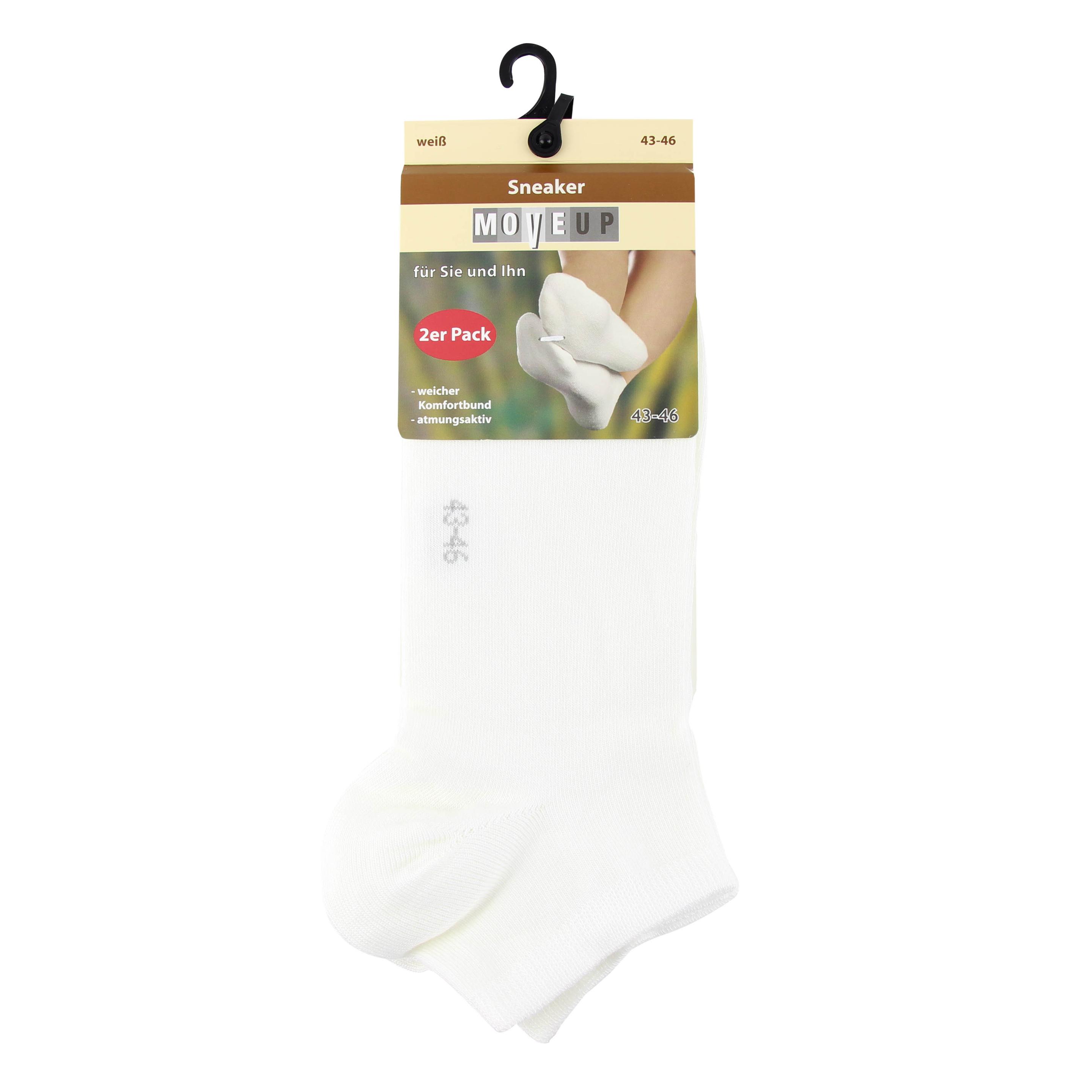 Produktbild MOVE UP Unisex Sneaker Socken Viskose 2er Pack 2 von 2