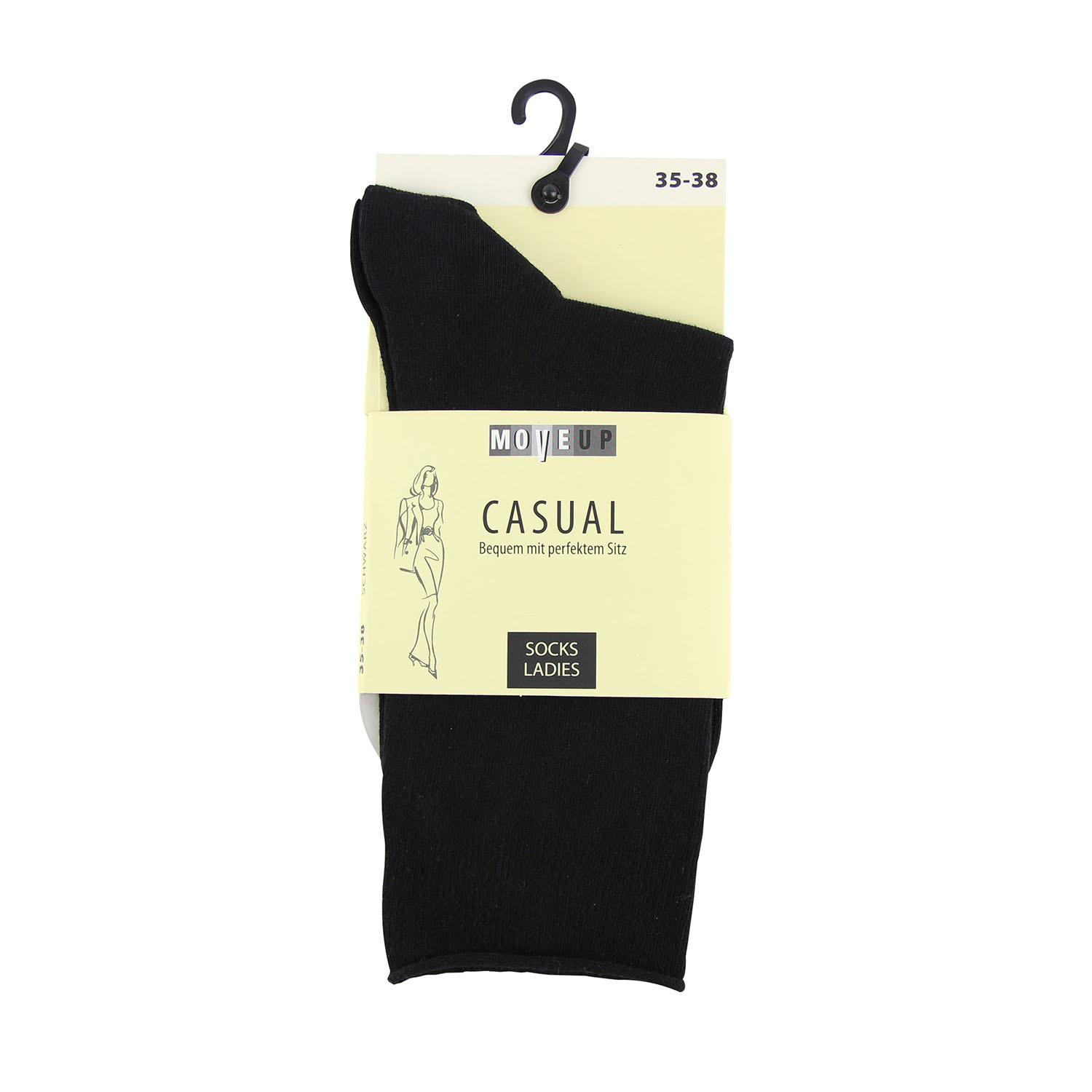 Produktbild MOVE UP Damen Socken mit Rollrand modisch 2 von 2