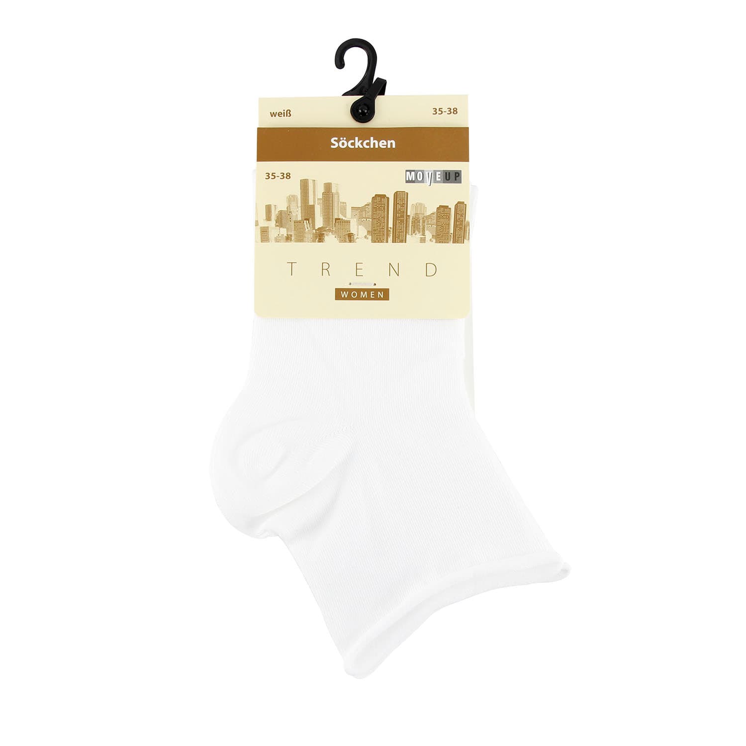 Produktbild MOVE UP Damen Socken mit Rollrand uni 2 von 2