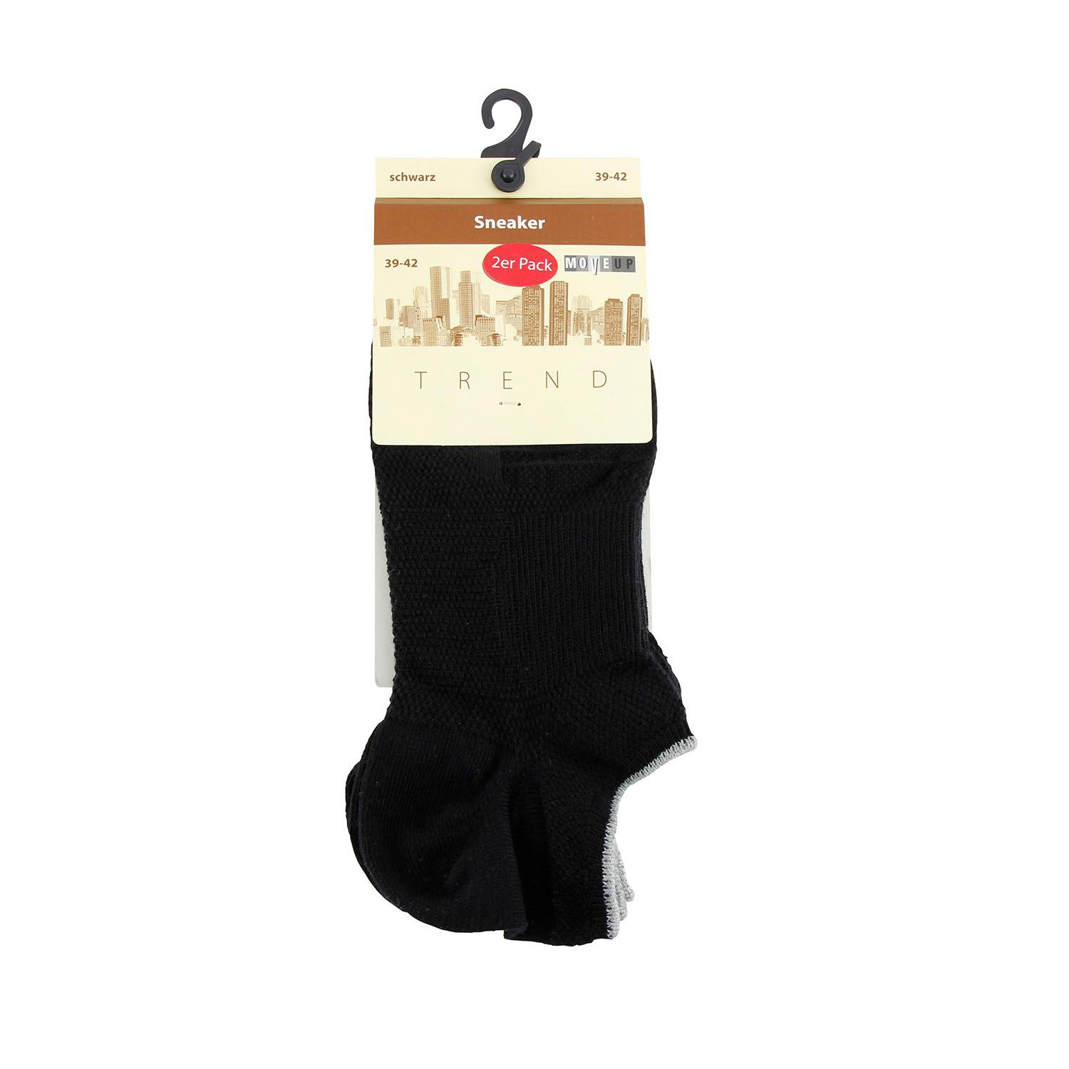 Produktbild MOVE UP Unisex Sneaker Socken mit Fußbandage 2er Pack 2 von 2
