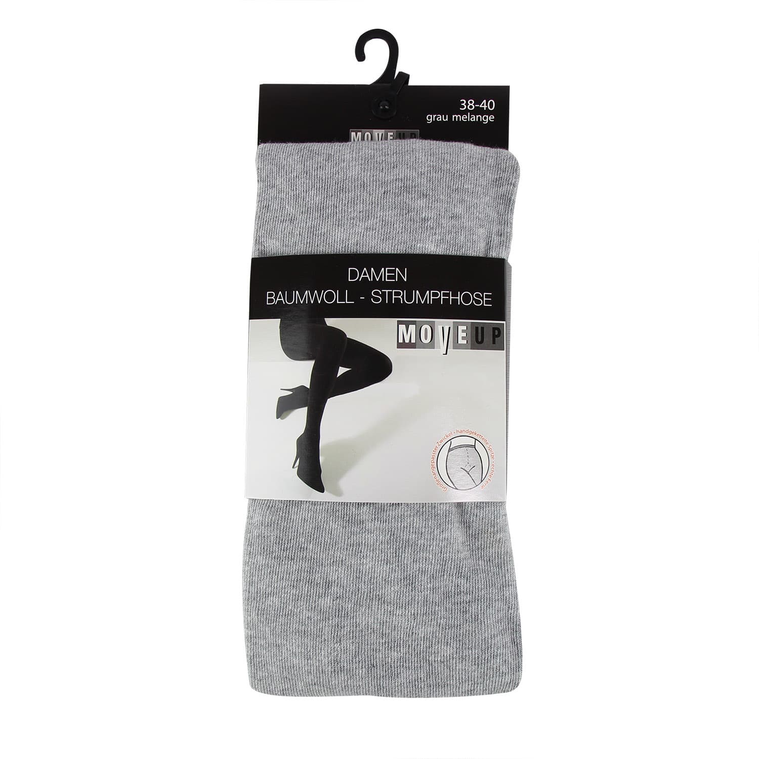 Produktbild MOVE UP Damen Strumpfhose Baumwolle 2 von 2
