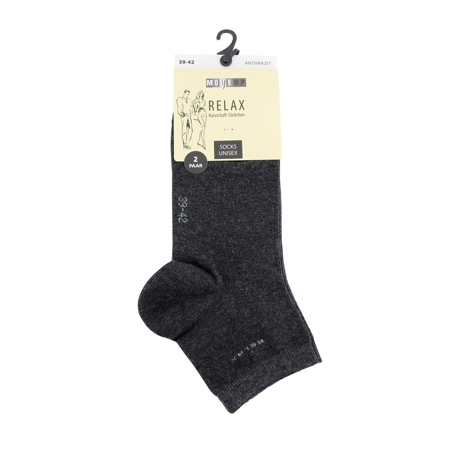 Produktbild MOVE UP Unisex Kurzsocken mit Rippbund 2er Pack 2 von 2