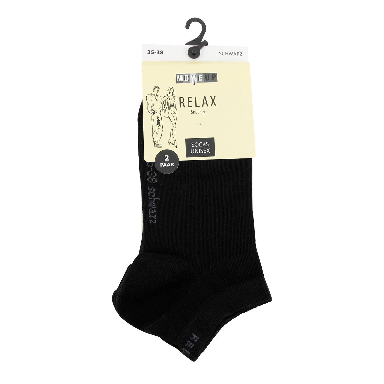 Produktbild MOVE UP Unisex Sneaker Socken Relax 2er Pack 2 von 2