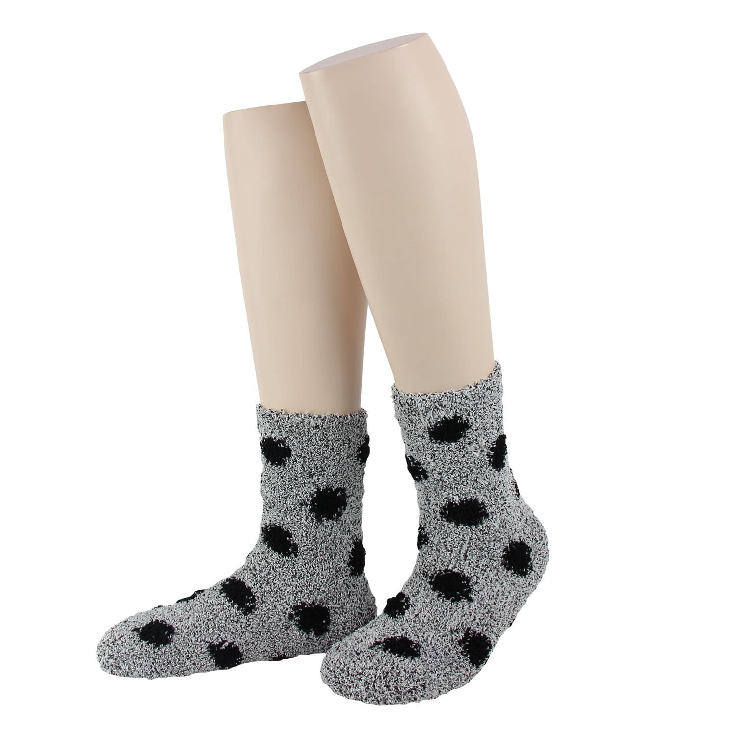 MOVE UP Damen Kuschelsocken Punkte