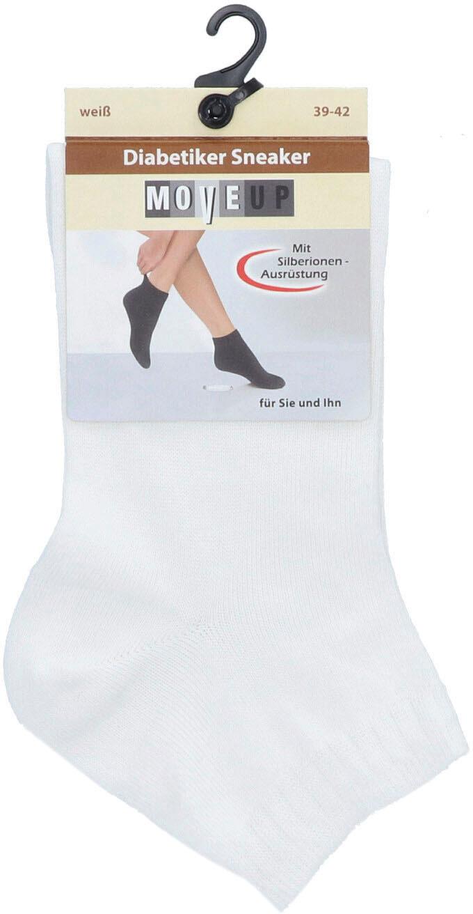 Move UP Unisex Sneaker Socken Diabetiker