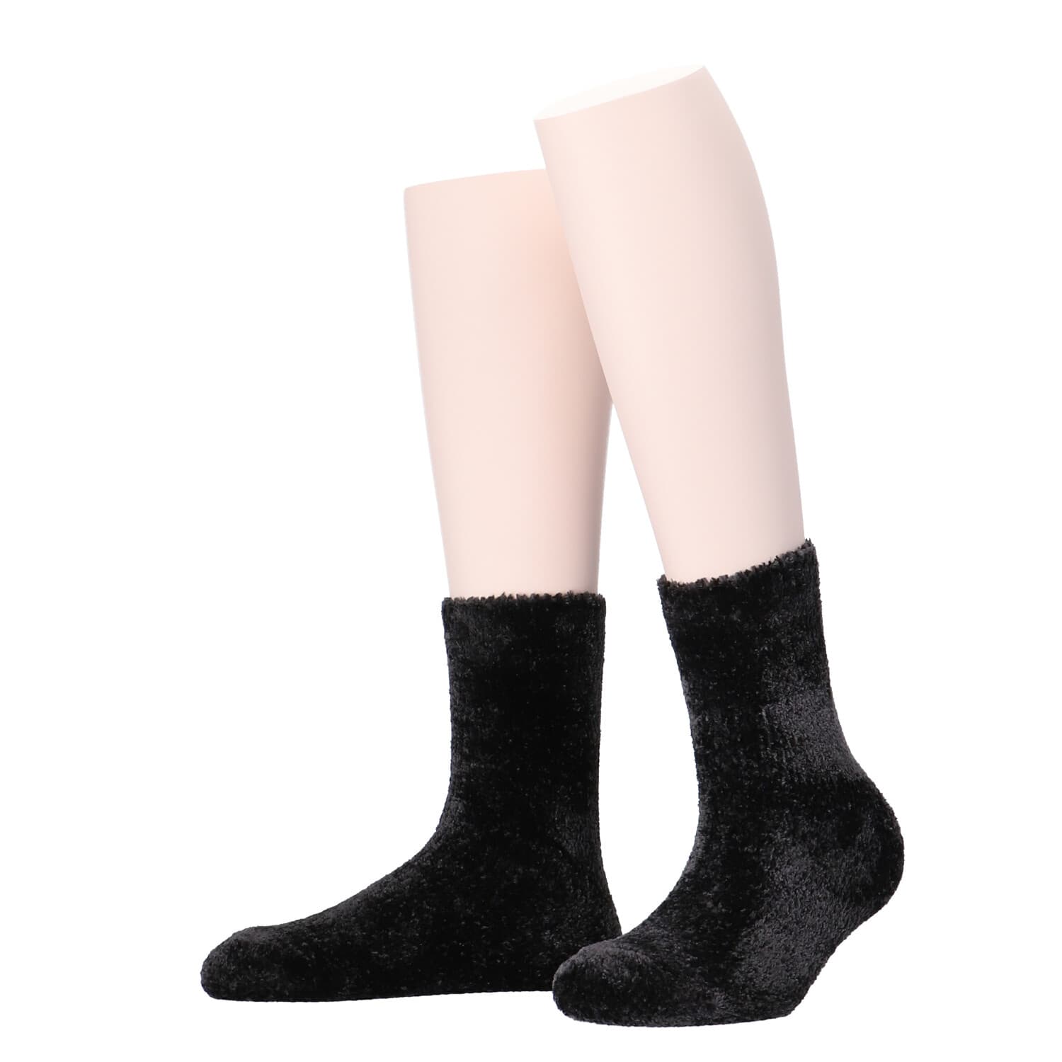 MOVE UP Damen Kuschelsocken Chenille