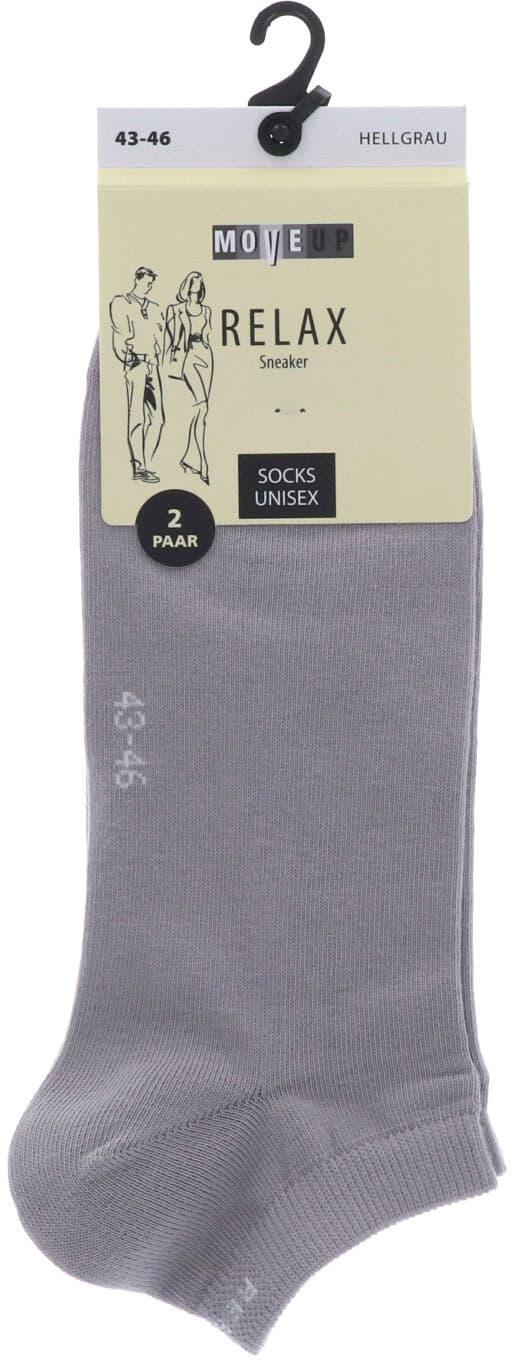 Produktbild MOVE UP Unisex Sneaker Socken Relax 2er Pack 2 von 2