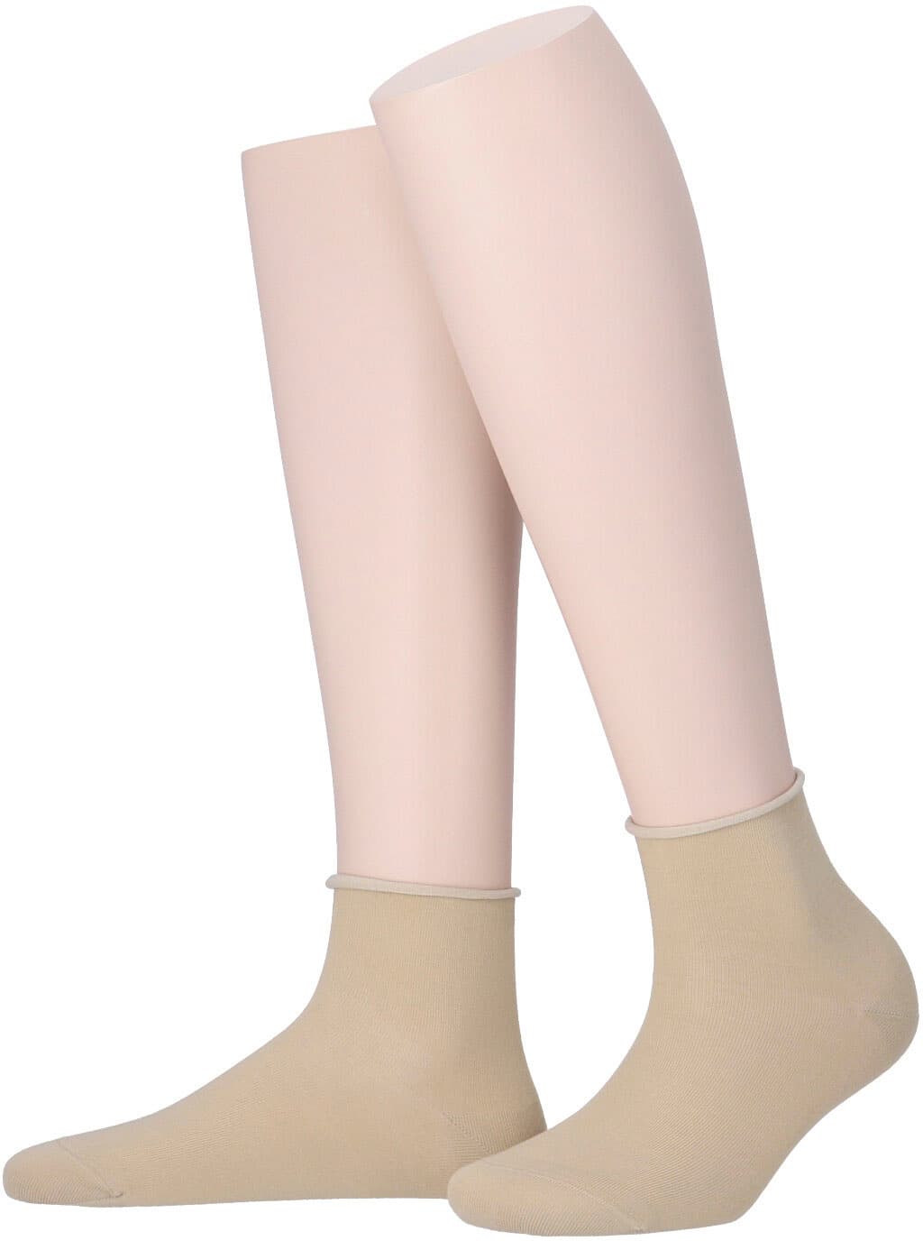 MOVE UP Damen Socken mit Rollrand uni