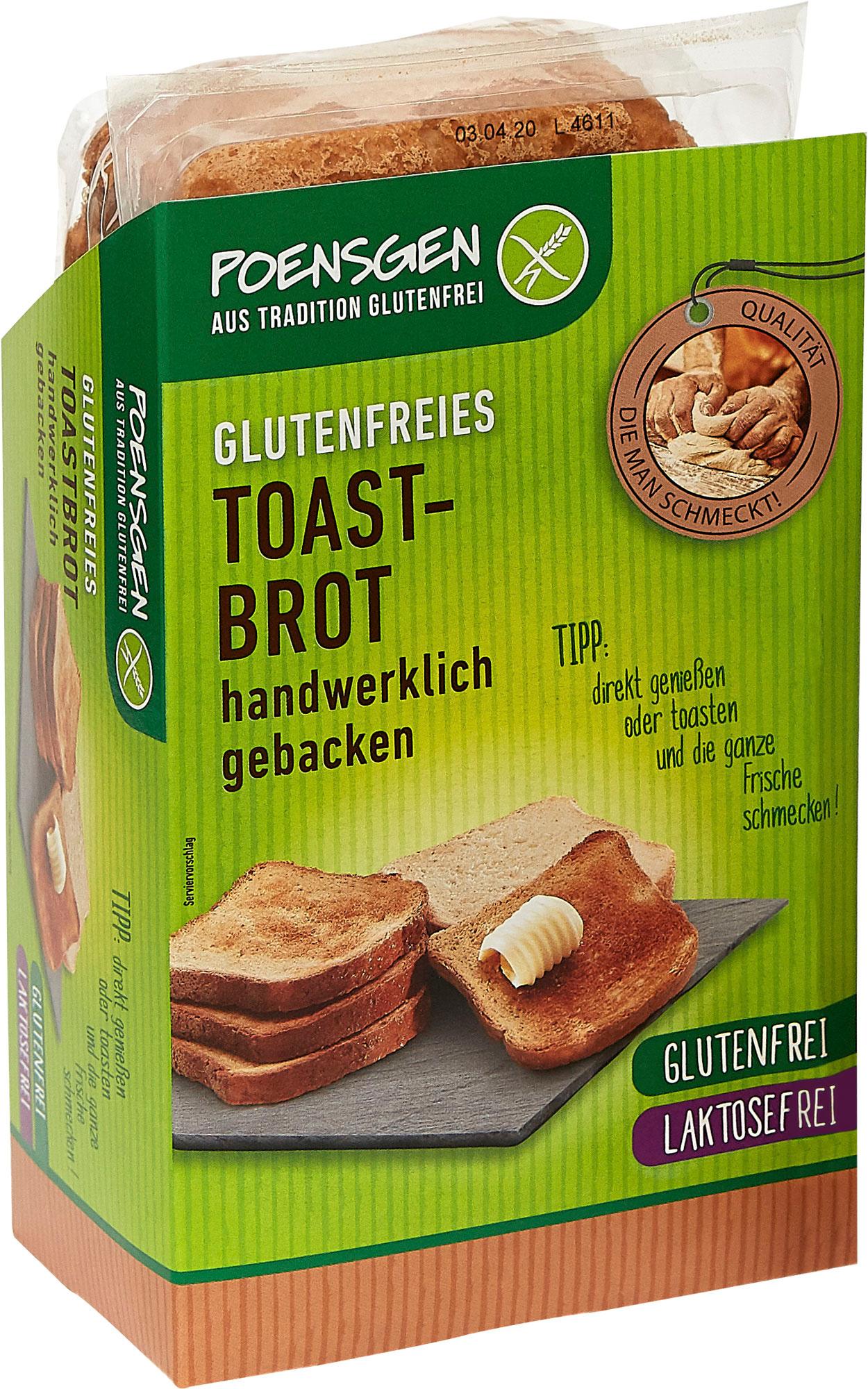 Poensgen Toastbrot Glutenfrei