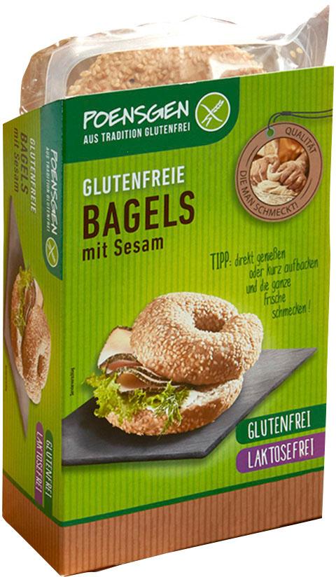 Poensgen Bagels Sesam Glutenfrei
