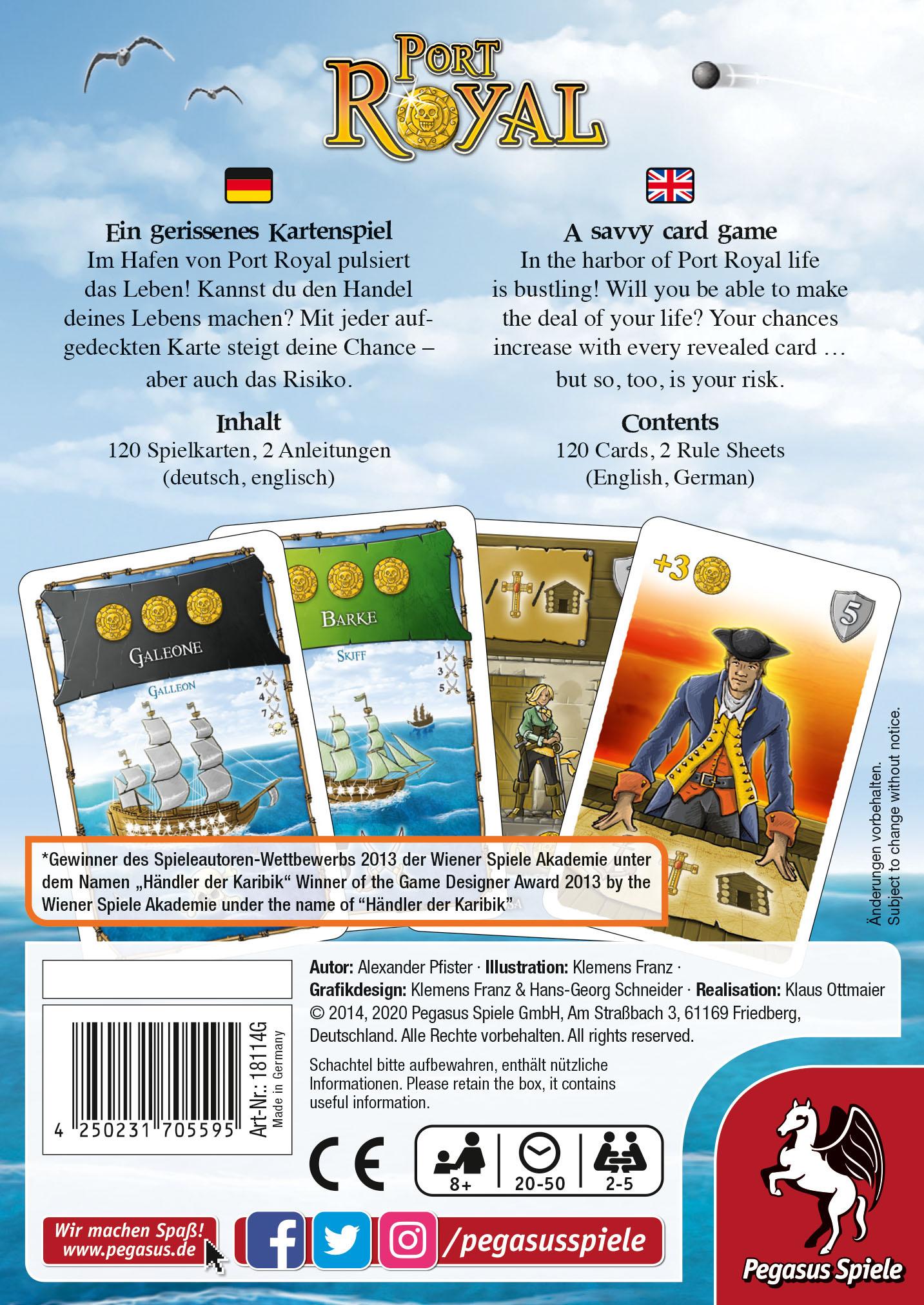 Produktbild Pegasus - Port Royal 18114G Familienspiel 2 von 2