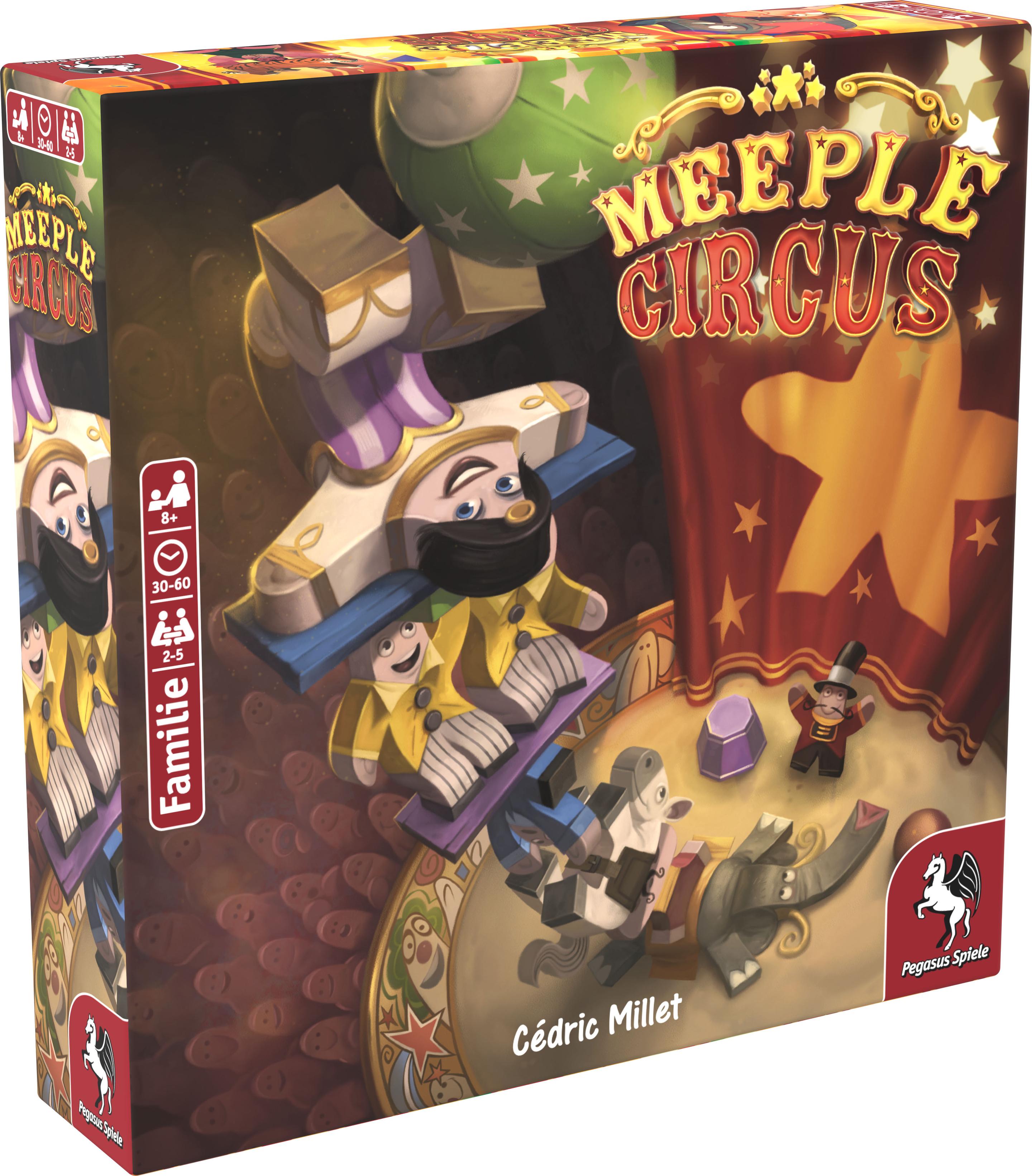 Pegasus - Meeple Circus (deutsche Ausgabe) 57022G Familienspiel