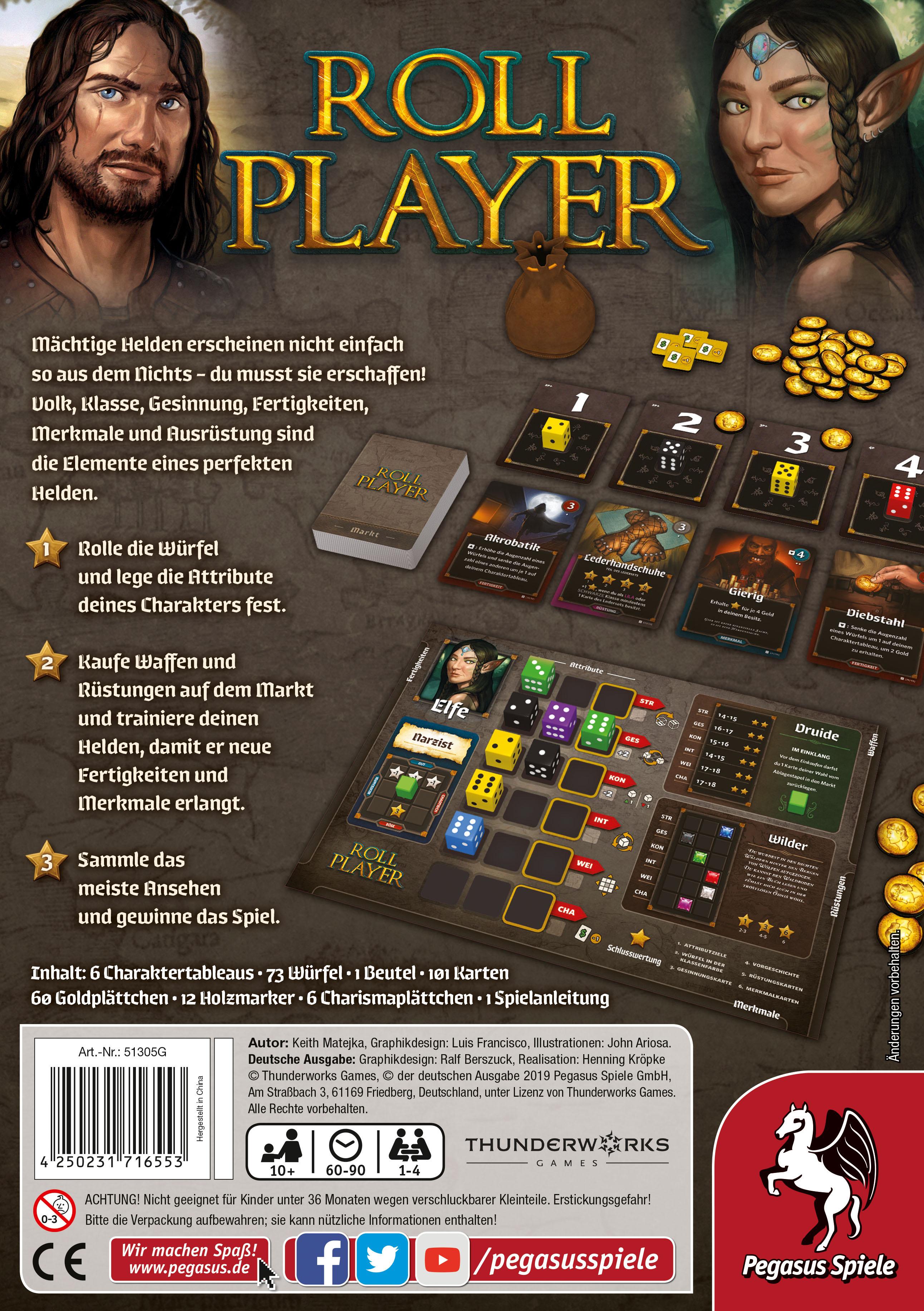 Produktbild Pegasus - Roll Player 51305G Kennerspiel 2 von 2