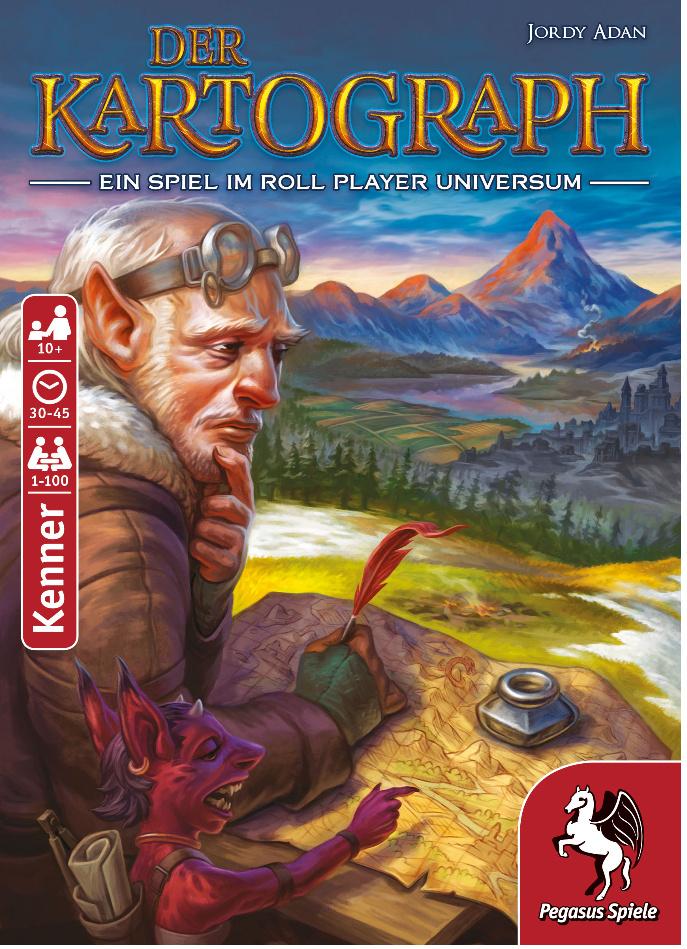 Produktbild Pegasus - Der Kartograph - Nominiert Kennerspiel des Jahres 2020 3 von 3
