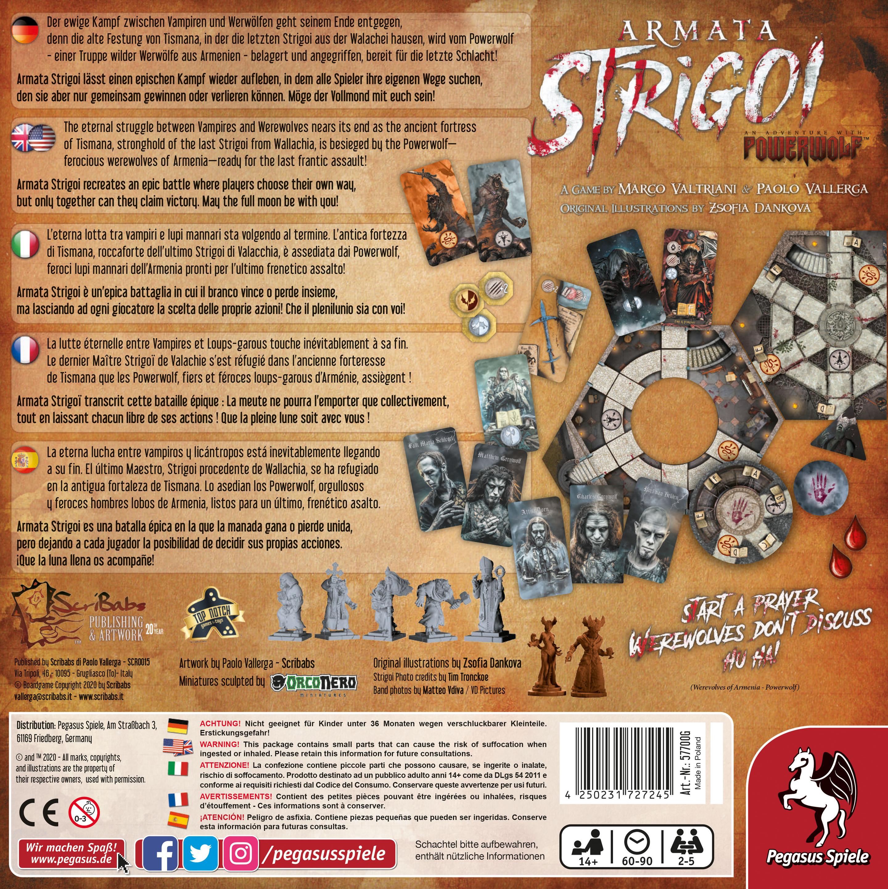 Produktbild Pegasus - Armata Strigoi - Das Powerwolf Brettspiel 57700G Kennerspiel 2 von 2