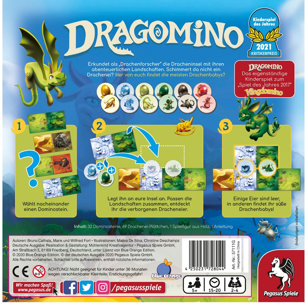 Produktbild Pegasus - Dragomino"Kinderspiel des Jahres 2021" 2 von 3