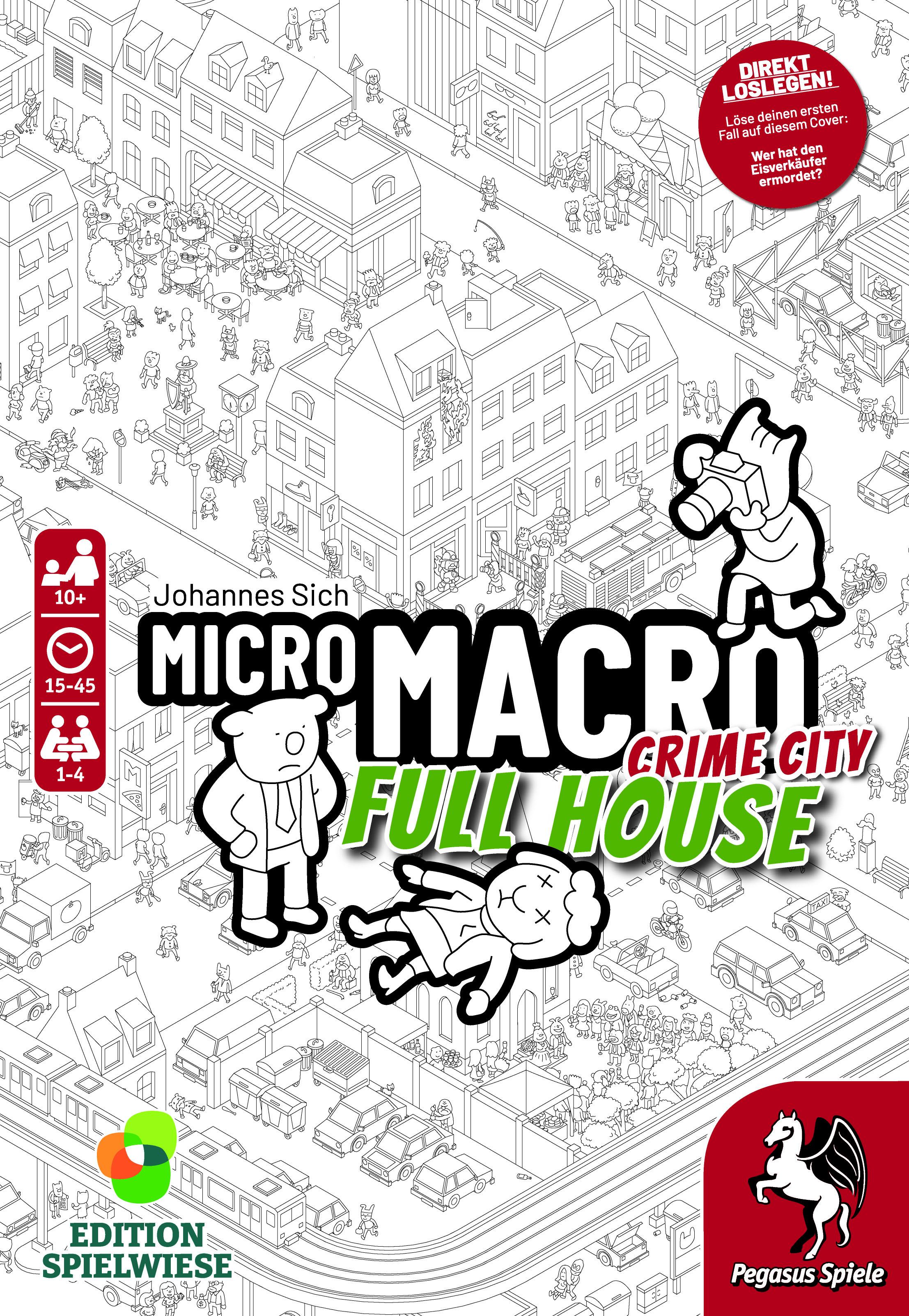 Produktbild Pegasus - MicroMacro: Crime City 2 – Full House (Edition Spielwiese) 3 von 3