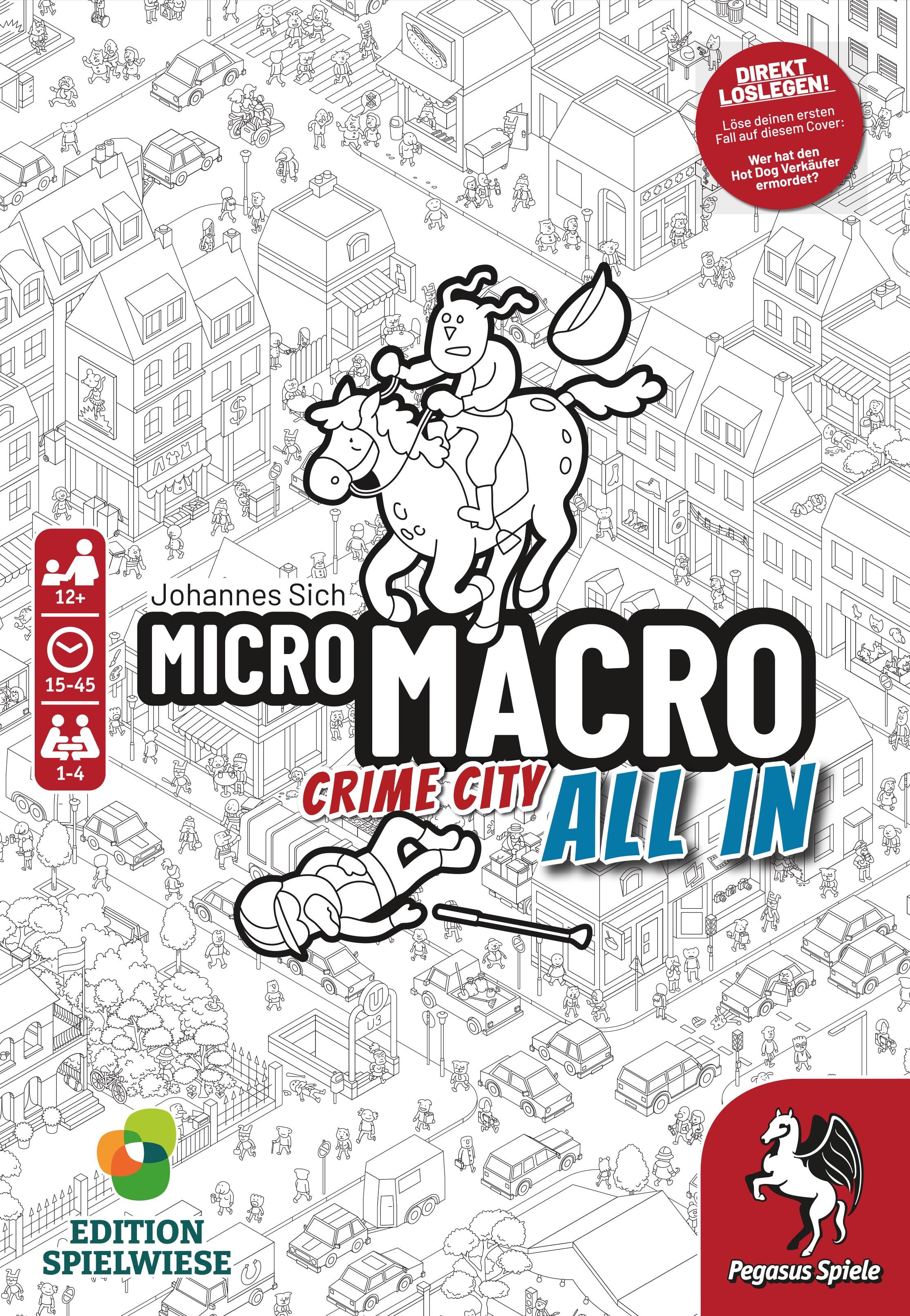 Produktbild Pegasus - MicroMacro: Crime City 3 – All In (Edition Spielwiese) 2 von 2