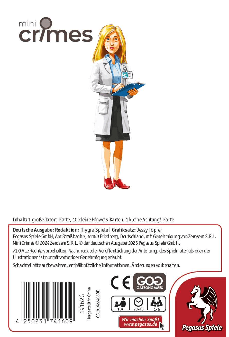 Produktbild Pegasus - MiniCrimes - Verhängnisvolle Entscheidung 4 von 4