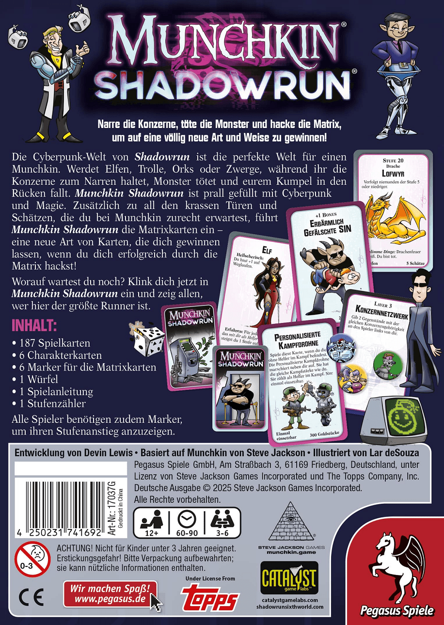 Produktbild Pegasus - Munchkin Shadowrun 4 von 4