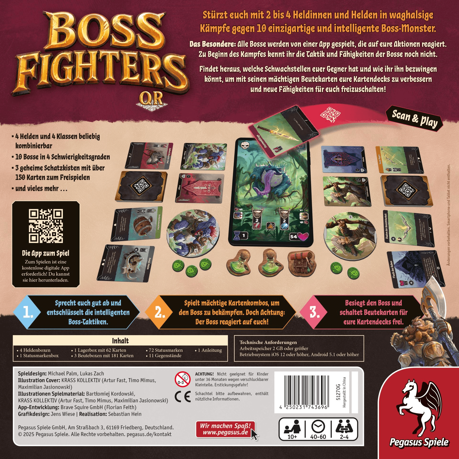 BOSS FIGHTERS QR – Ich kam, ich scannte, ich siegte! | Ministerium für Brettspielspaß