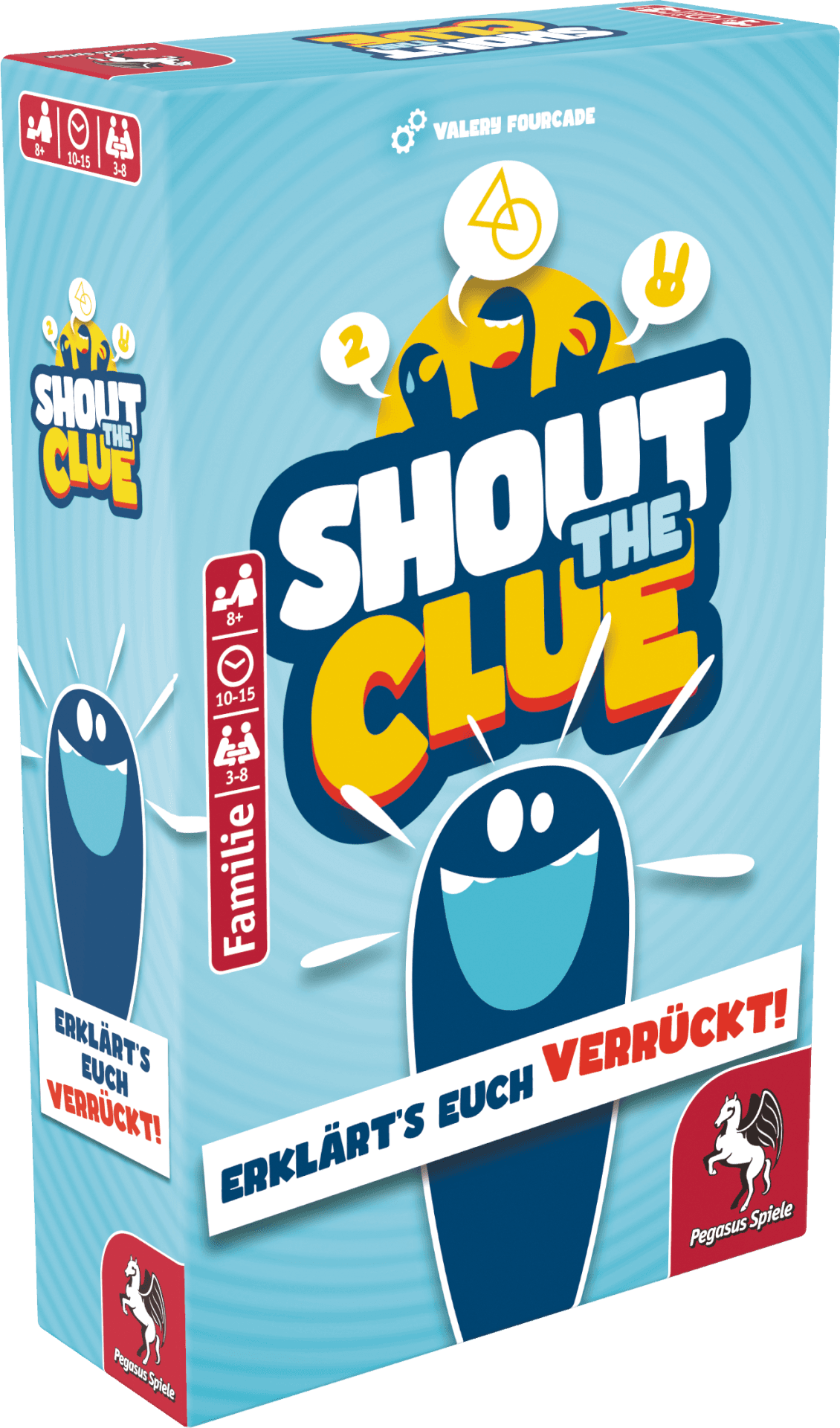 Pegasus Spiele Shout the Clue kooperatives Partyspiel ab 8 Jahren