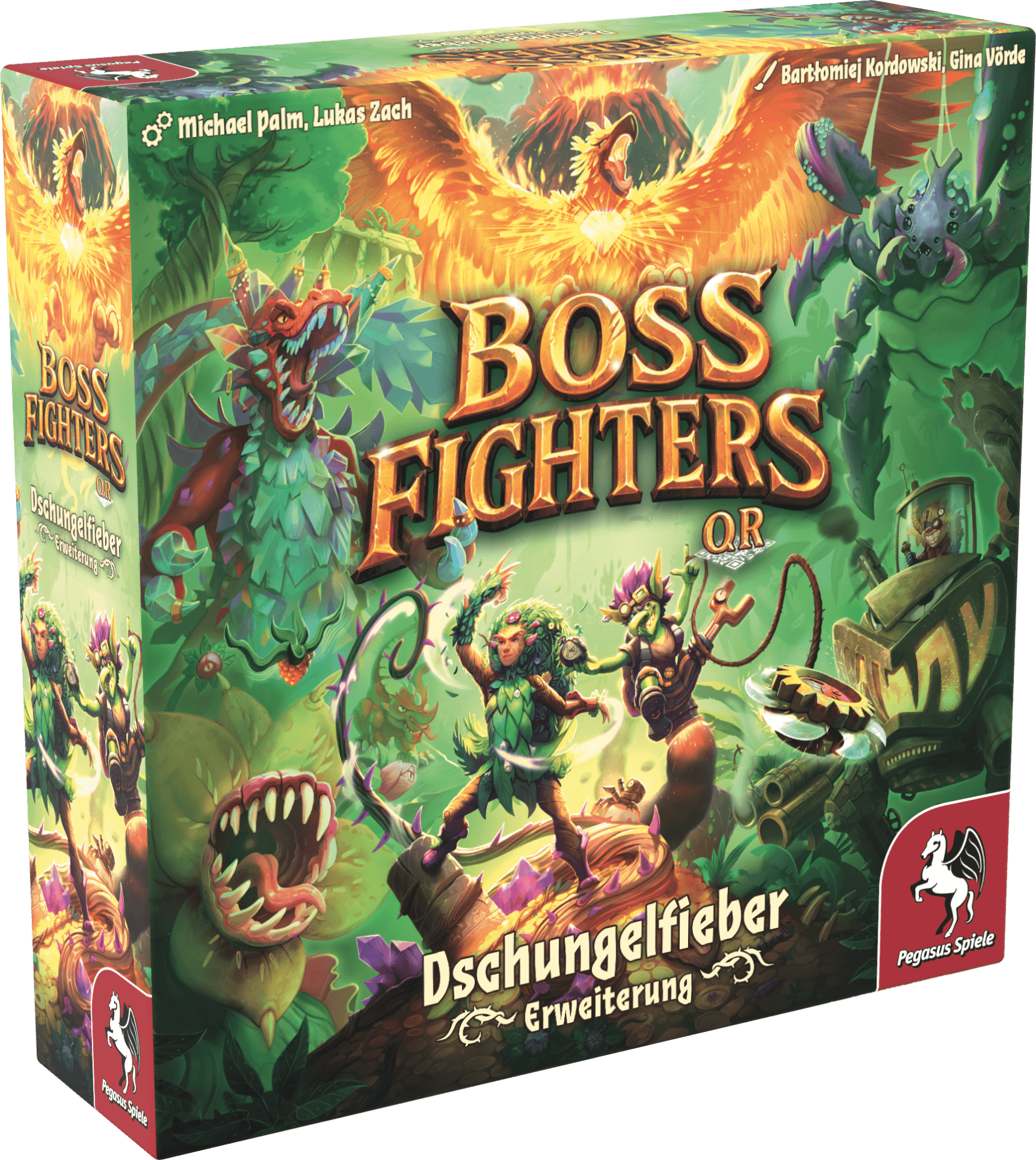 Pegasus Spiele Boss Fighters QR: Dschungelfieber – Erweiterung