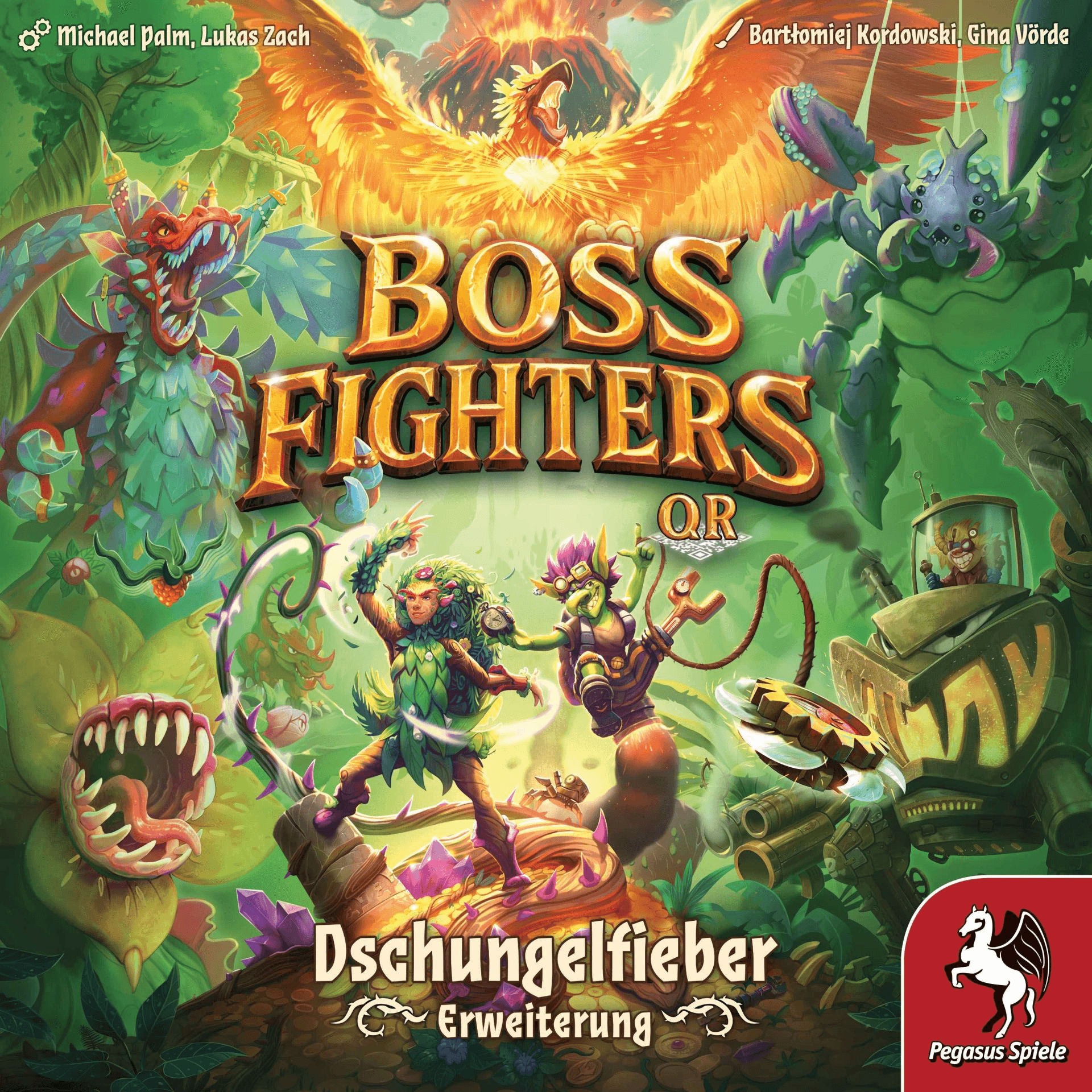 Pegasus Spiele Boss Fighters QR: Dschungelfieber – Erweiterung