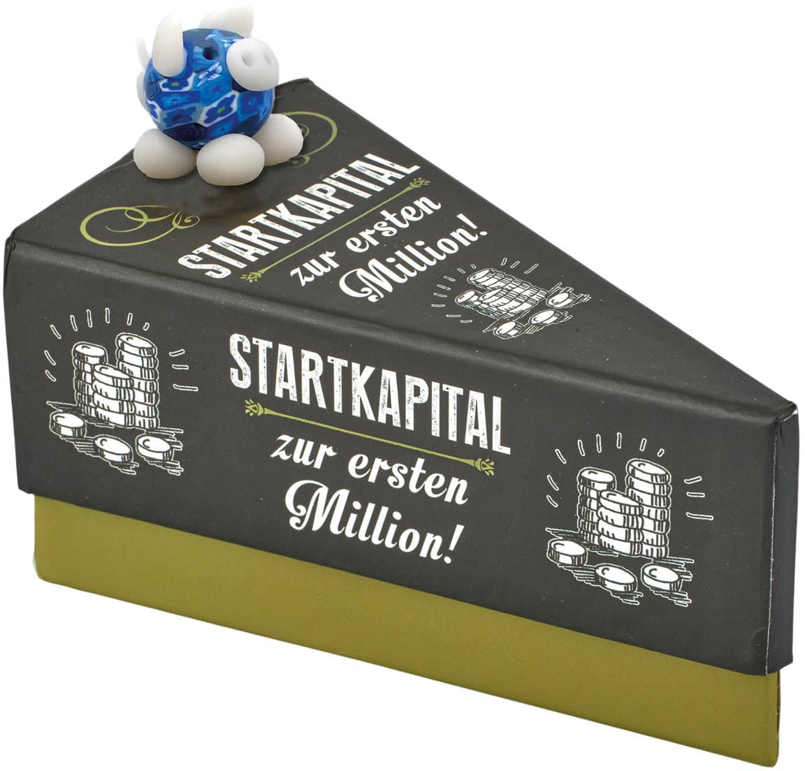 HERGO Geschenkschachtel Startkapital zur ersten Million mit Figur