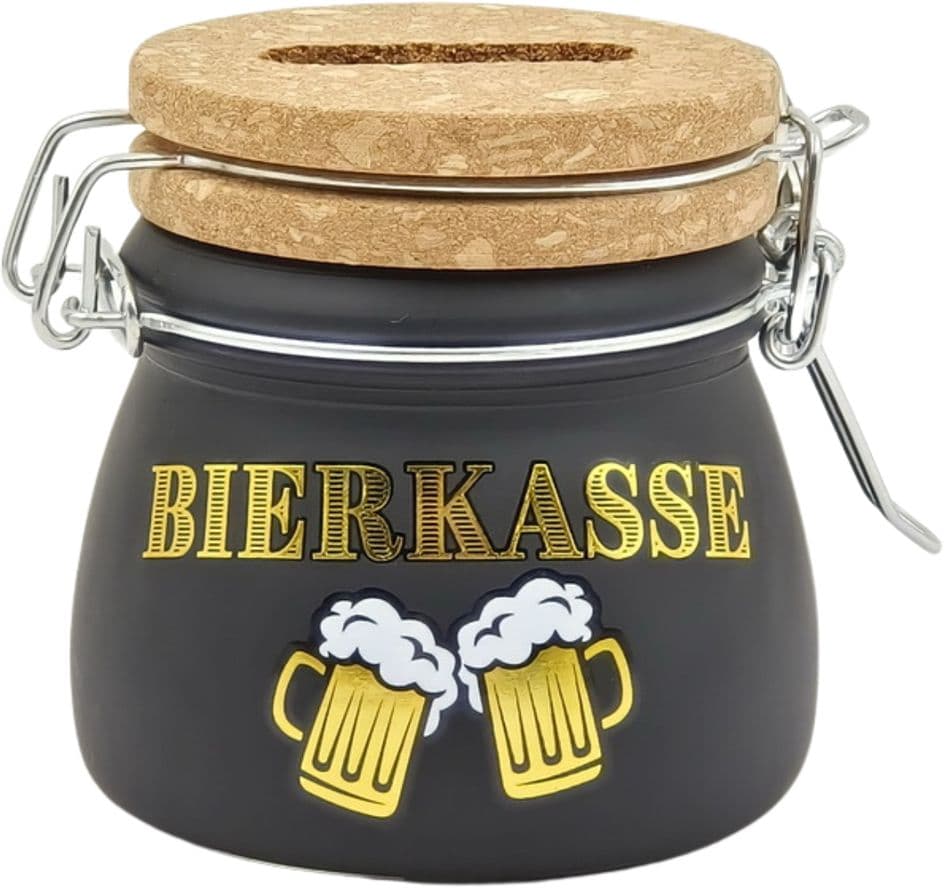 HERGO Sparglas Mini Bierkasse