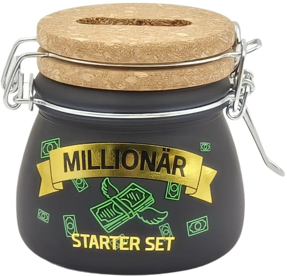 HERGO Sparglas Mini Millionär Starterset