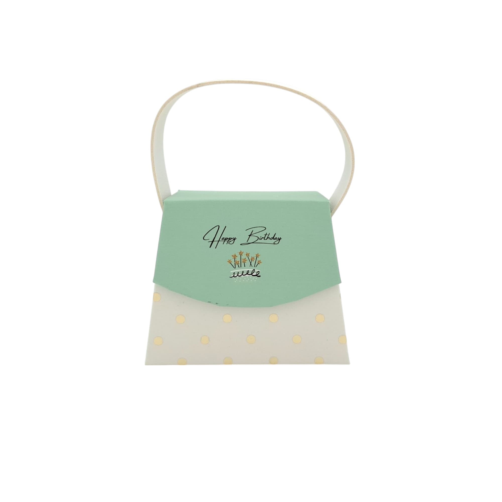 HERGO Geschenkschachtel Mini Handtasche Happy Birthday