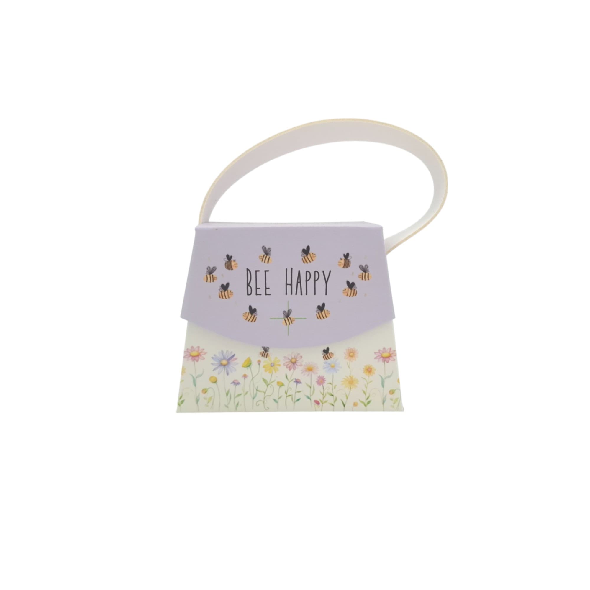 HERGO Geschenkschachtel Mini Handtasche Bee Happy