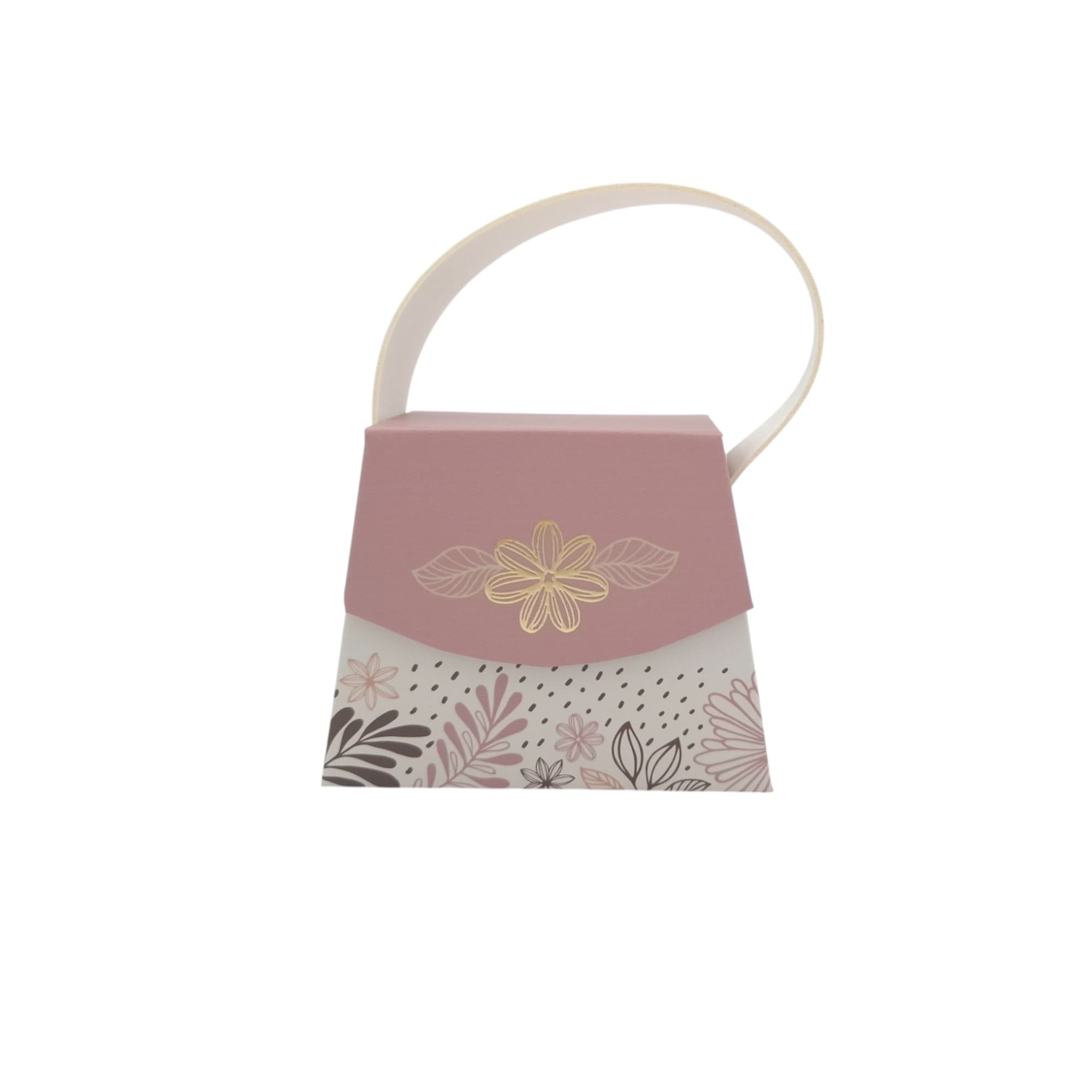 HERGO Geschenkschachtel Mini Handtasche Floral