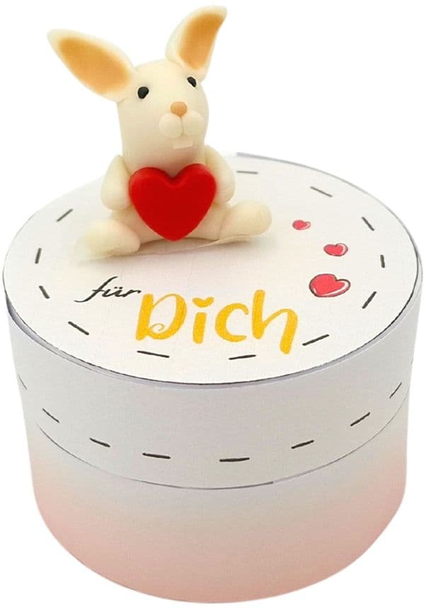 HERGO Geschenkschachtel mit Glücksbringer Liebe für Dich 
