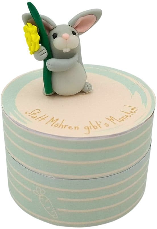 HERGO Geschenkschachtel Frühlingsboten Statt Möhren gibt’s Moneten