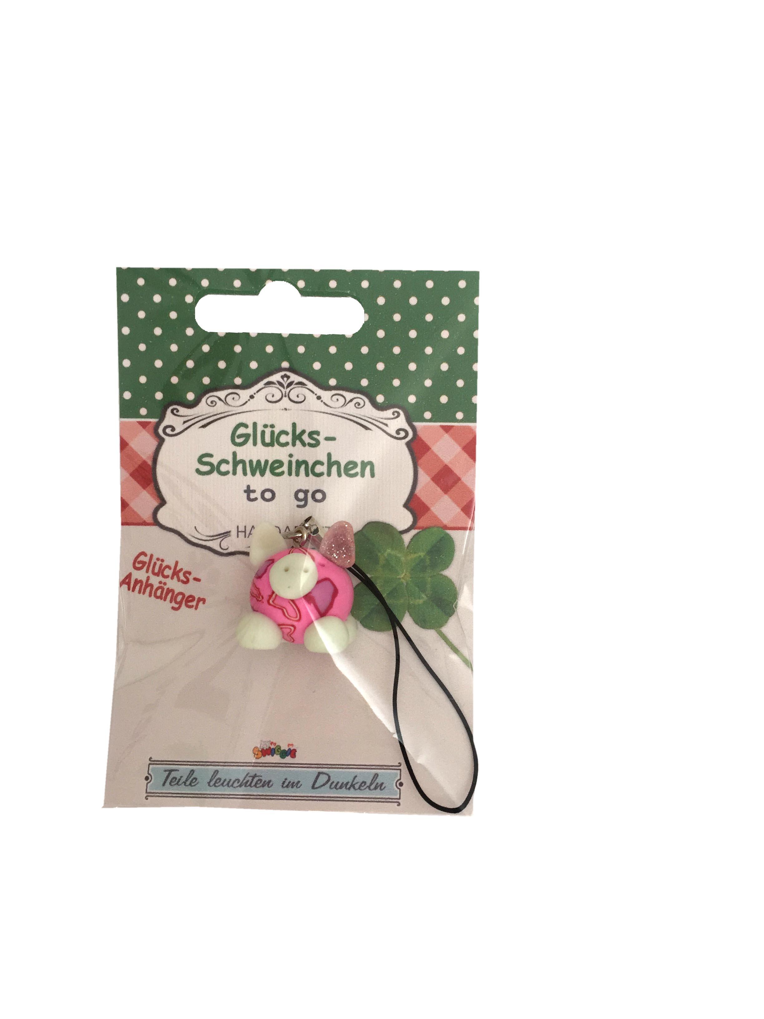 HERGO Schlüsselanhänger Glücksschweinchen