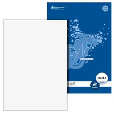 Briefblock A4 Bankpost blanko 50 Blatt