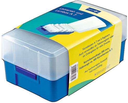 PAPERZONE Karteikasten A7 lang